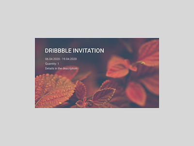 Dribbble invitation 1 draft dribbble invitation invite
