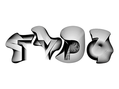 TYPO effect experiment futura illustrator lettering piece practice shape typo typography