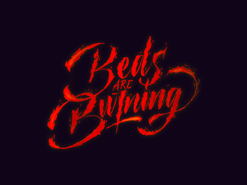 Bed are burning by Joaquín on Dribbble