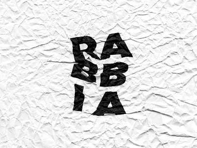 Rabbia angry gotham mood rabbia typography