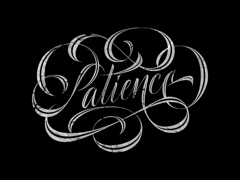 Patience Name Tattoo Designs