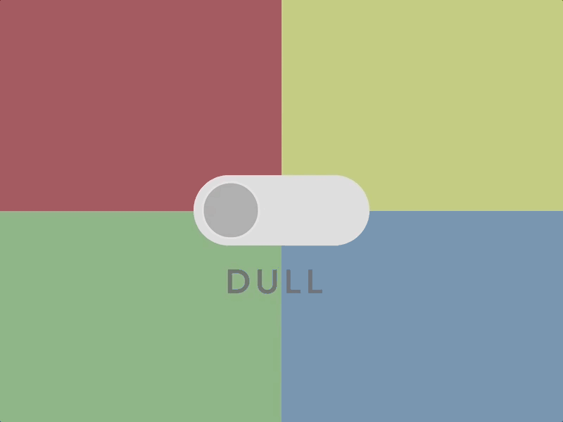 Toggle (On/Off) blue bright concept daily ui dailyui day15 design dull green invisionstudio off on red switch toggle transition ui uidesign vector yellow