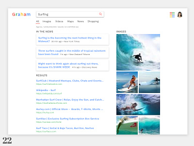 Day 22 - Search blue concept daily ui dailyui day22 design google illustration images logo news nyc results search search bar search engine ui uidesign vector web crawlers