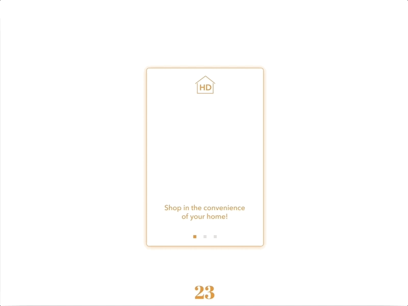 Onboarding - Day 23 animation concept daily ui dailyui day23 design fence gif hd home invision invisionstudio onboarding plant refridgerator shovel summer thedepot uidesign vector