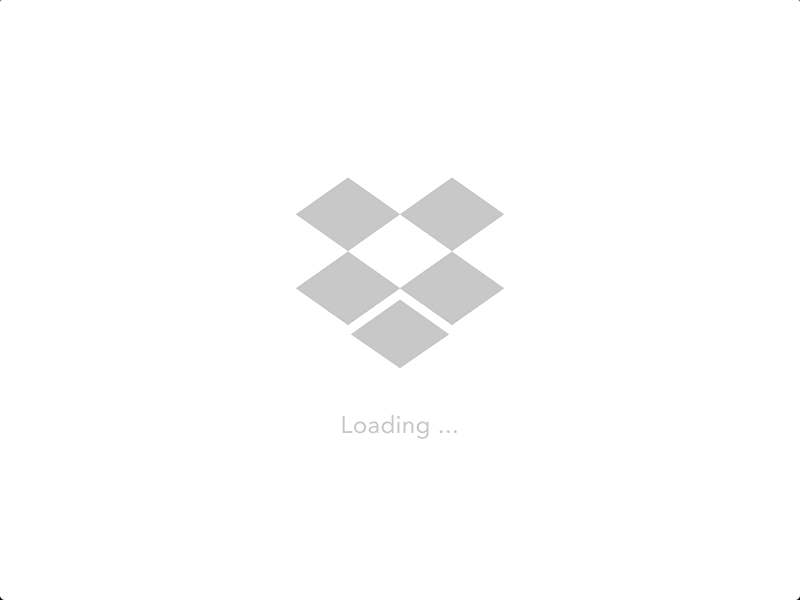 Loading animation blue branding concept daily ui dailyui design dropbox files gif grey invision invisionstudio loading motion nyc transition ui uidesign vector