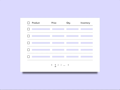 Pagination animation concept daily ui dailyui design flat illustration invision invisionstudio minimal nyc pages pagination rows table transition ui uidesign vector web