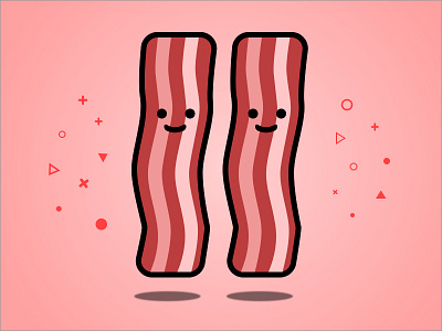 Avatar avatar bacon breakfast concept daily ui dailyui day88 design happy illustration nyc red sketchapp smile strips tasty two ui uidesign vector