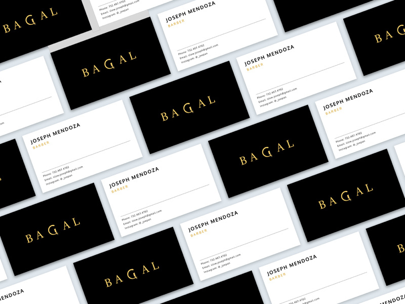 Barber Business Cards By Patrick Maulion On Dribbble Business Cards By Patrick Maulion