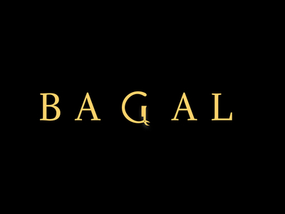 Bagal Logo bagal barber barbershop black branding concept design filipino gold illustration logo nyc sketchapp typography vector