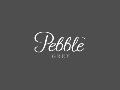Pebble Grey logo question