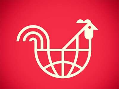 Prairie Earth Farms logo chicken earth farm fresh rooster