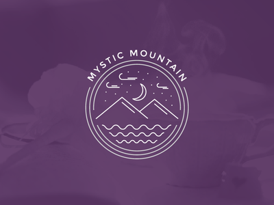 Mystic Mountain branding design logo