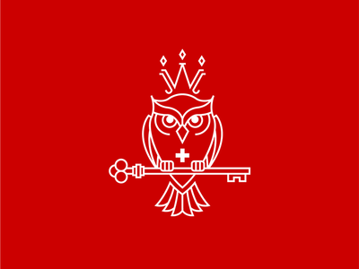 The OwlCrown branding design logo