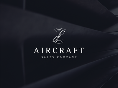 Aircraft Sales Company branding design logo