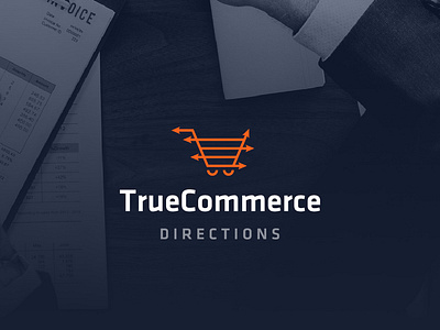 TrueCommerce Directions branding design logo