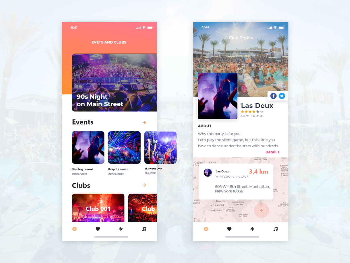 Event App UI Design by Sanoj Dilshan on Dribbble