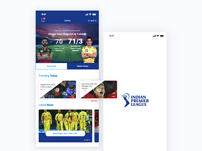 Daily UI Design  | IPL Mobile app UI design