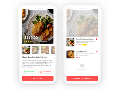 Food App Ui Design | UI Redesign adobe xd app app design app ui daily ui design food food app iphone x ui ui design