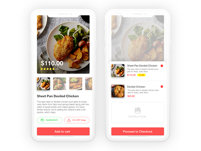 Food App Ui Design | UI Redesign