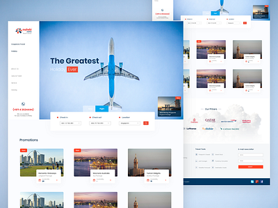 Web design For a Travel Agency