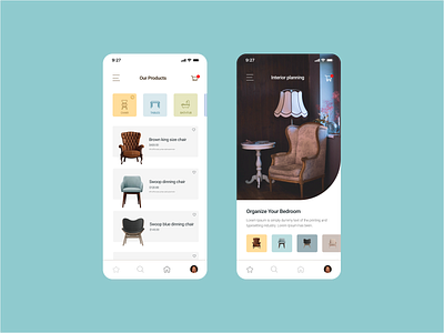 Furniture store App design II app designer app ui furniture app interface design interfacedesign ui ux ui designer user interface ui