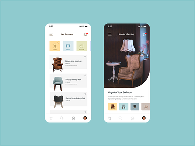 Furniture store App design II