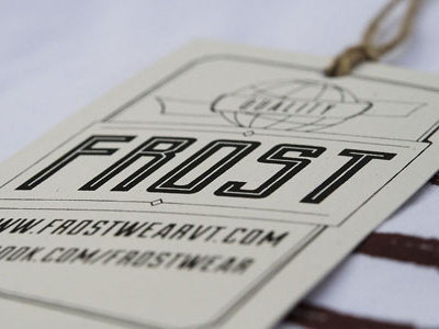 Frost Quality Clothing Hangtags
