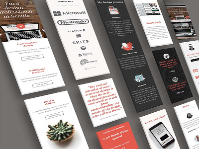 Portfolio mobile site portfolio web design website design