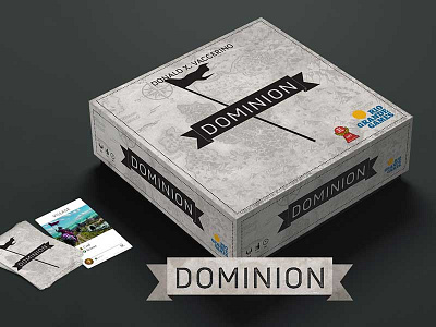 Dominion Box board game identity logo packaging