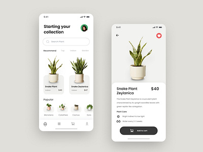 Plants Mobile App Exploration