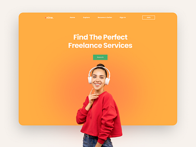 Landing Page Freelance Services freelance freelance design freelance designer hero hero banner hero image hero section landing page landing page design ui uidesign uiux web design webdesign website website concept