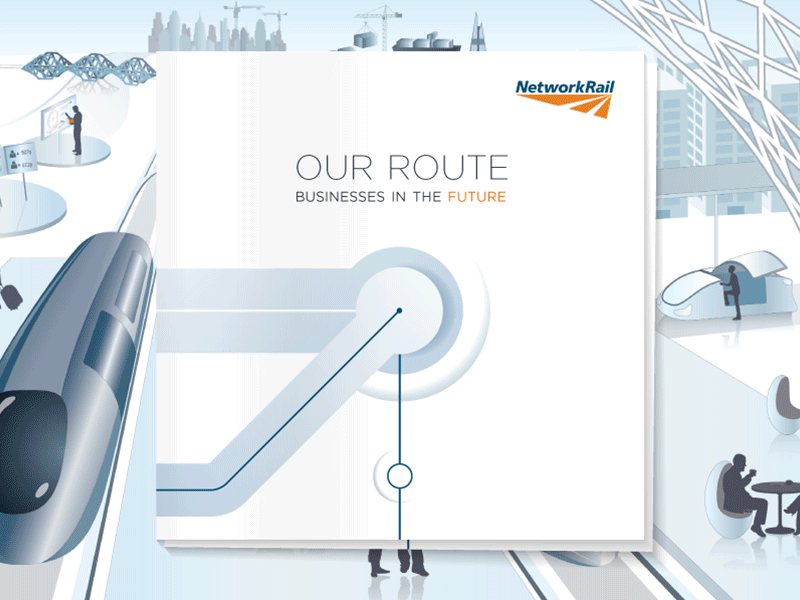 Network Rail illustration and booklet by Luke Andrews on Dribbble
