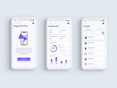 Engagepulse Platform Mobile App Concept