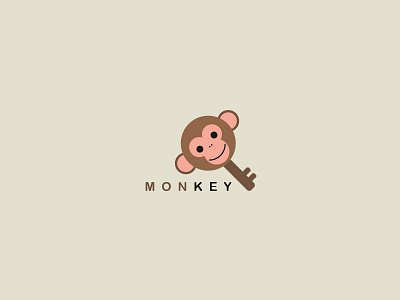 Monkey branding icon idea inspiration logo logodesign monkey wordplay