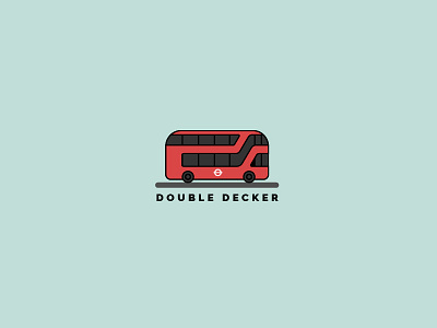 Double Decker doubledecker icon illustration logo london londonbus