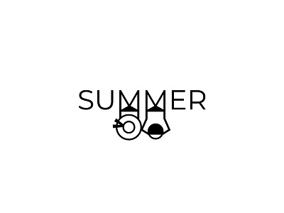 SUMMER! bikini branding clean inspiration line logo logo design summer