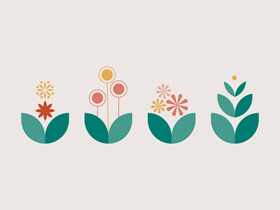Plants flowers graphics illustration illustration design plants