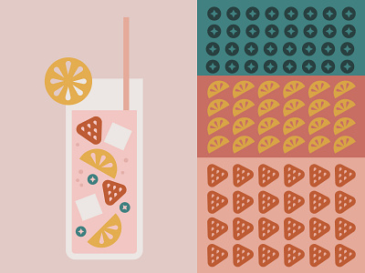 Lemonade fruit patterns