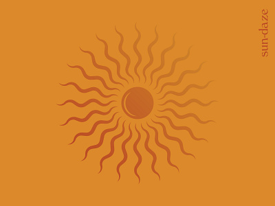 Sun-daze design graphic illustration season sol summer sun sun daze sunny sunny day sunrise sunset sunshine