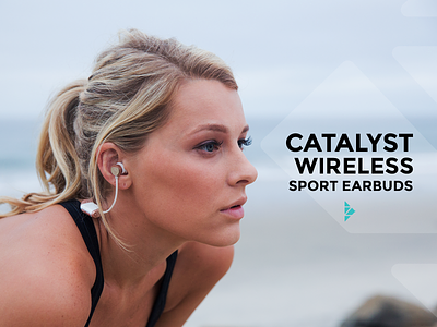 Catalyst Wireless Sport Earbuds by Zipbuds catalyst design earbuds graphic design kickstarter sport sports wireless
