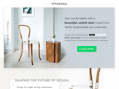 Revology Landing Page - Desktop Verison