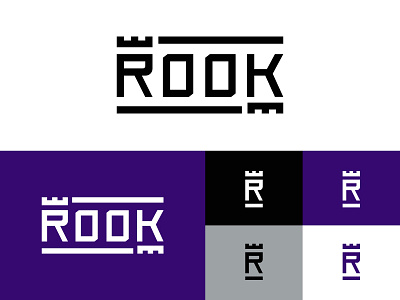 Rook Logo Options chess logo logo mark rook