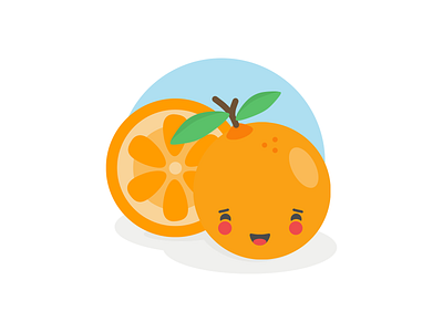 Oranges adobe citrus clementine cute design flat flat design fruit fruits healthy food illustration orange oranges photoshop slice