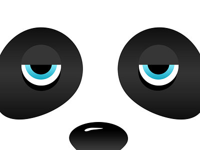 Sleepy Panda adobe bear cute design flat flat design illustration panda photoshop sleepy vector