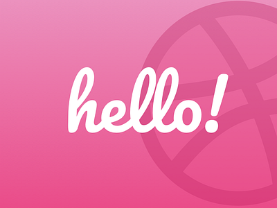 Hello, Dribbble!