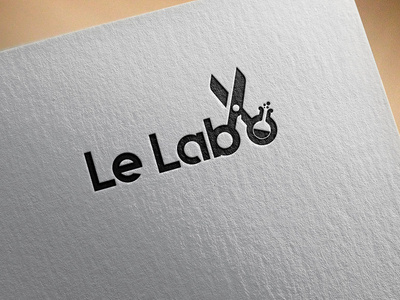 Le Labo- The Barber & Chemical Shop Logo barber shop logo brand logo branding creative logo design icon illustration logo modern logo vector