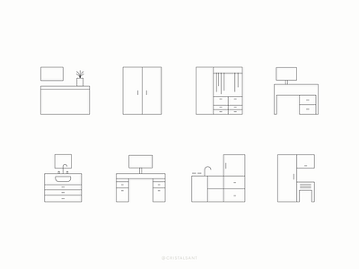 HDH Institutional Icons architecture graphic design illustration ilustración minimal vector vector design