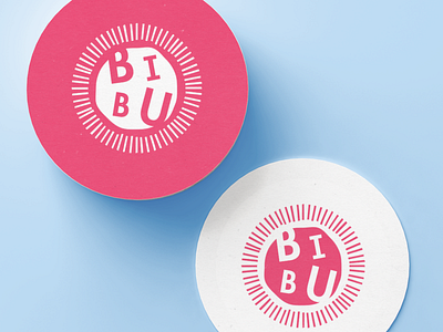 BIBU logo branding branding design color fun graphic graphic design logo