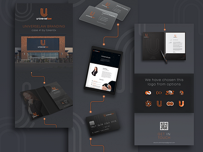 Universelaw Branding branding busines card corporate branding illustartor invite friends invites logo shots sketch