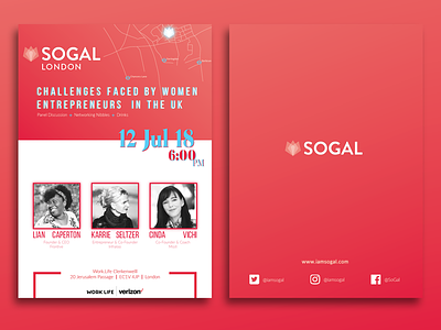 SoGal Event Flyer event flyer graphic desing print